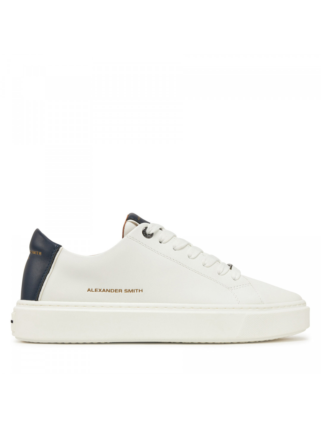 Sneakersy Alexander Smith London Man ALBBLDM Bílá